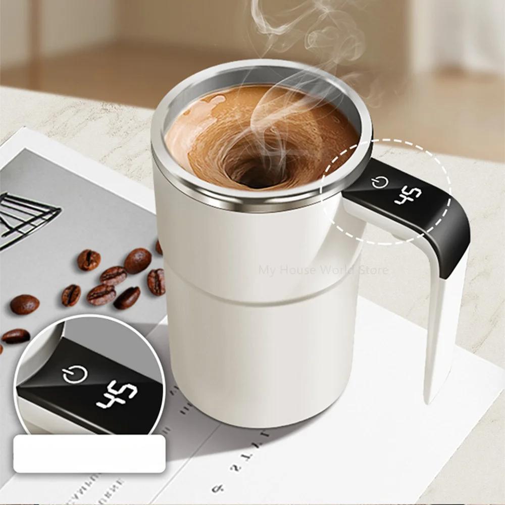 Self-Stirring Mug with LED Temperature Display