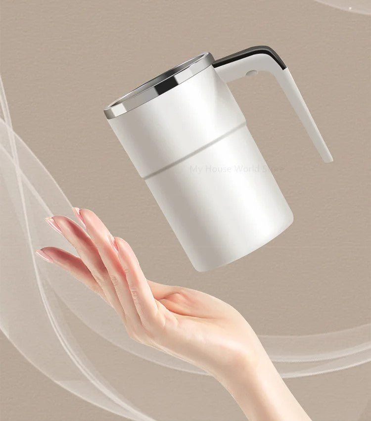 Self-Stirring Mug with LED Temperature Display