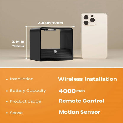 Wireless Motion-Activated LED Wall Light with Remote Control