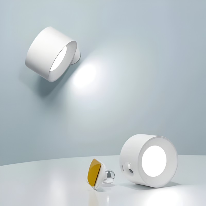 Versatile Wireless LED Wall Light with 360° Magnetic Mount