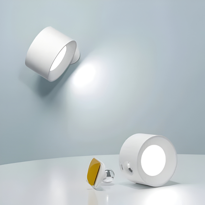 Versatile Wireless LED Wall Light with 360° Magnetic Mount