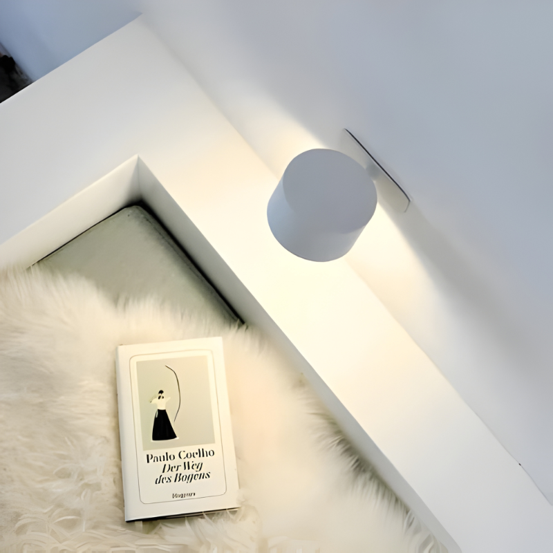 Versatile Wireless LED Wall Light with 360° Magnetic Mount