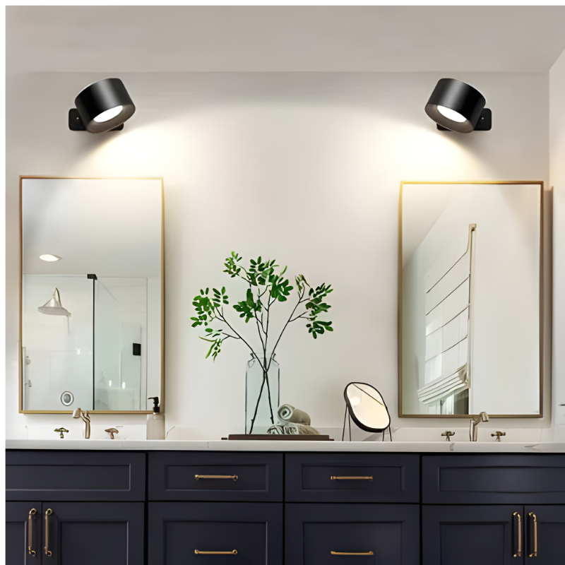 Versatile Wireless LED Wall Light with 360° Magnetic Mount