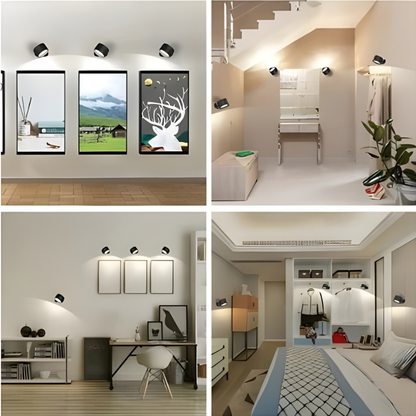 Versatile Rechargeable Wall Light with 360° Magnetic Bracket