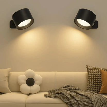 Versatile Rechargeable Wall Light with 360° Magnetic Bracket