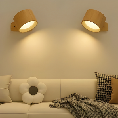 Versatile Wireless LED Wall Light with 360° Magnetic Mount