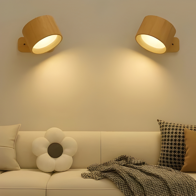 Versatile Rechargeable Wall Light with 360° Magnetic Bracket