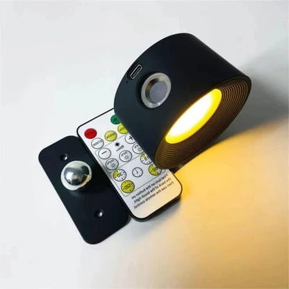 Versatile Wireless Sconce with 360° Rotating LED Light