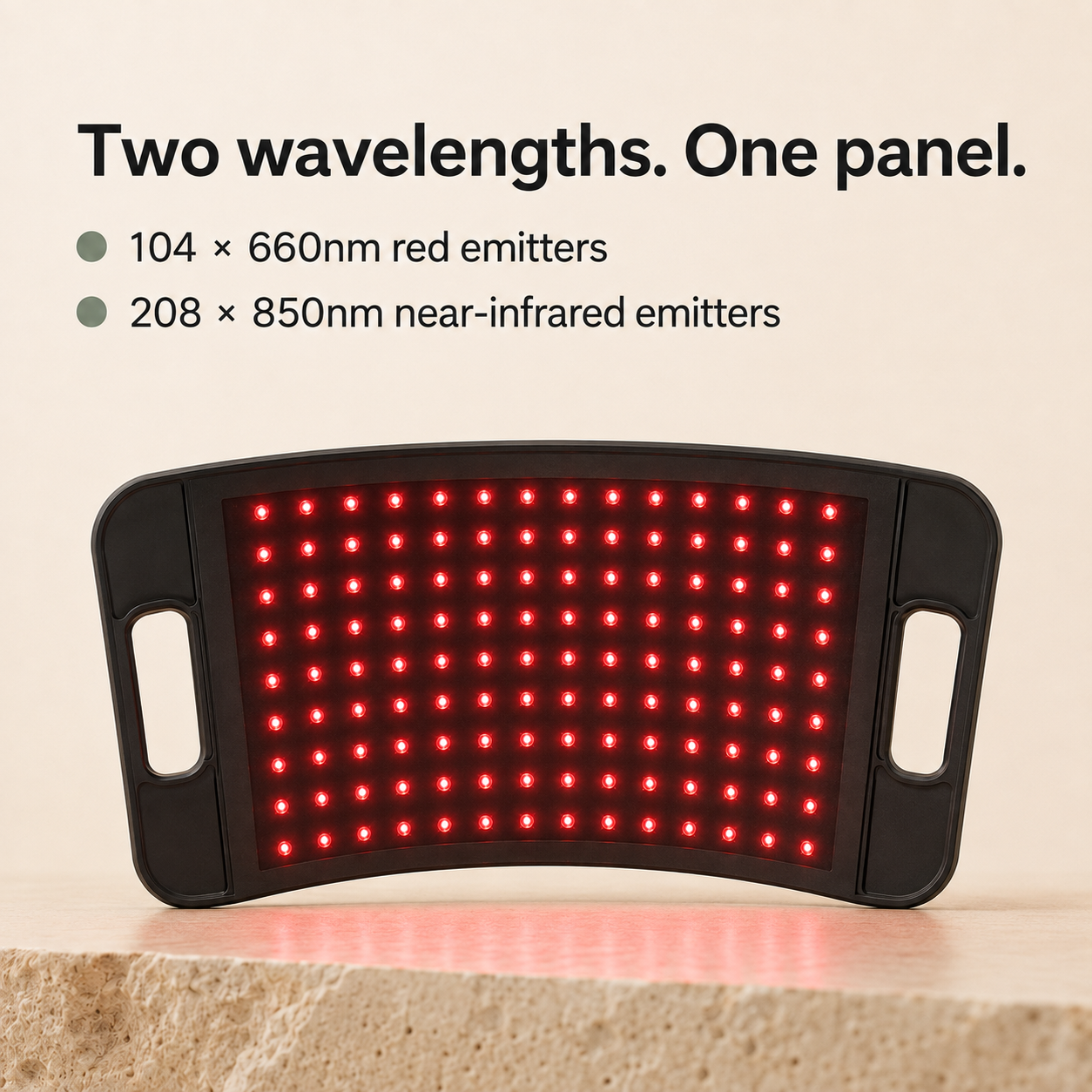 Adjustable Red Light Therapy Lamp Panel | Near Infrared 660nm & 850nm, 30-Minute Timer for Face and Body