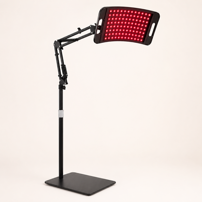 Adjustable Red Light Therapy Lamp Panel | Near Infrared 660nm & 850nm, 30-Minute Timer for Face and Body