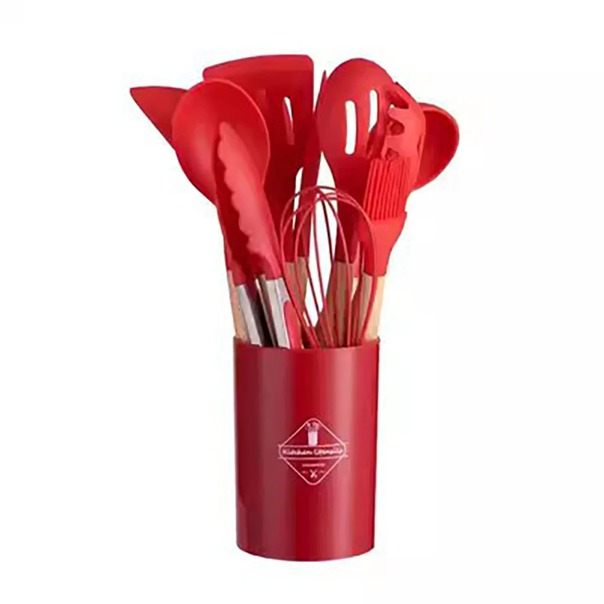 Set of 12 Silicone Cooking Tools for Kitchen Use