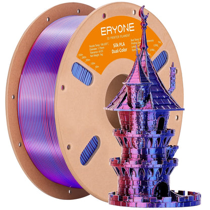 Dual-Color PLA Filament for 3D Printing