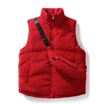 Men's Casual Sleeveless Vest Jacket - Versatile Warm Waistcoat