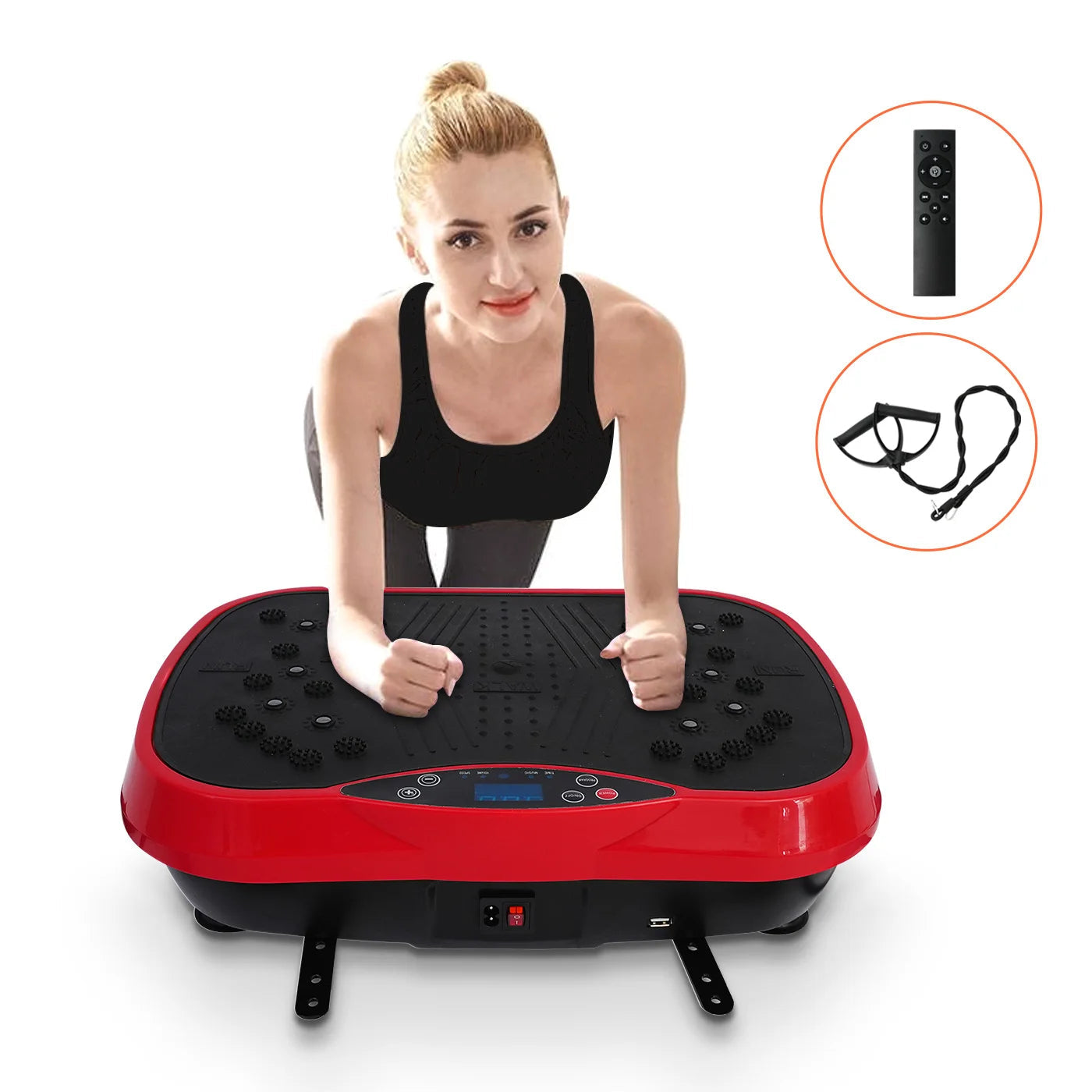 Full Body Vibration Exercise Machine with 99 Speeds, 5 Programs, LCD & Remote