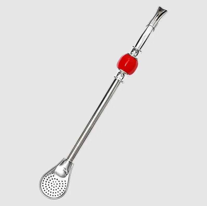 Reusable Yerba Mate Straws Set with Stainless Steel Bombilla and Brushes