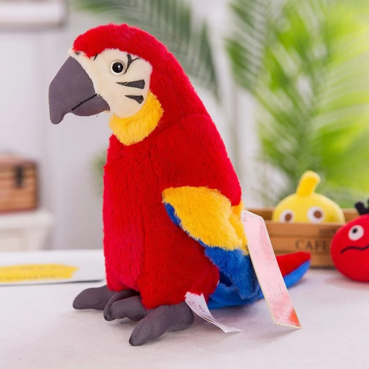 Chattering Parrot Plush Toy - Squawkie