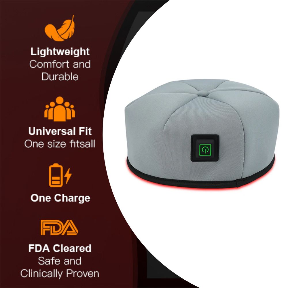 Portable Light Therapy Cap for Hair Growth