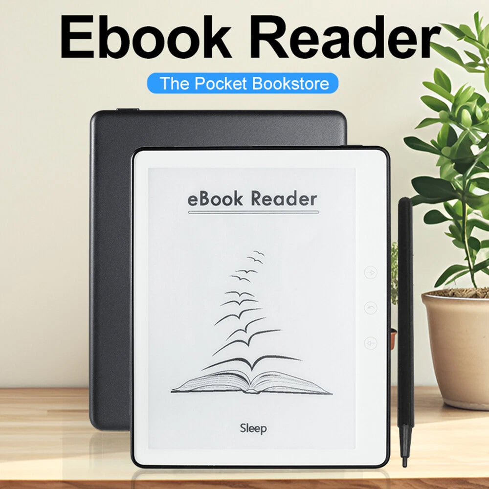 Portable E-Book Reader in Red