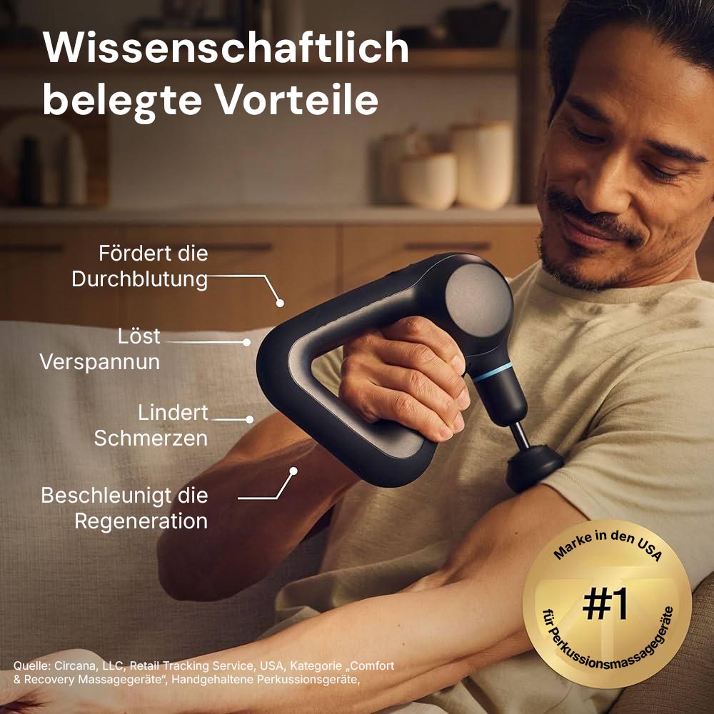 Deep Tissue Relief Gun | Muscle Recovery Device for Home Use