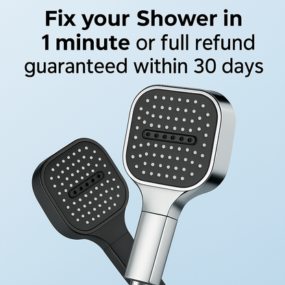 High-Pressure Showerhead with Turbo Technology & Advanced Filtration