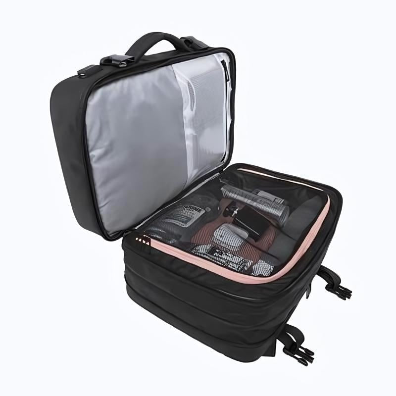 Water-Resistant Expandable Backpack for Travel with USB Port and Laptop Compartment