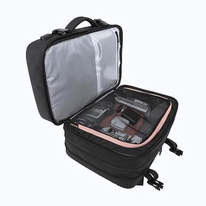 Water-Resistant Expandable Backpack for Travel with USB Port and Laptop Compartment