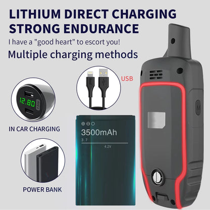 Durable Handheld GPS Device for Outdoor Navigation and Hunting