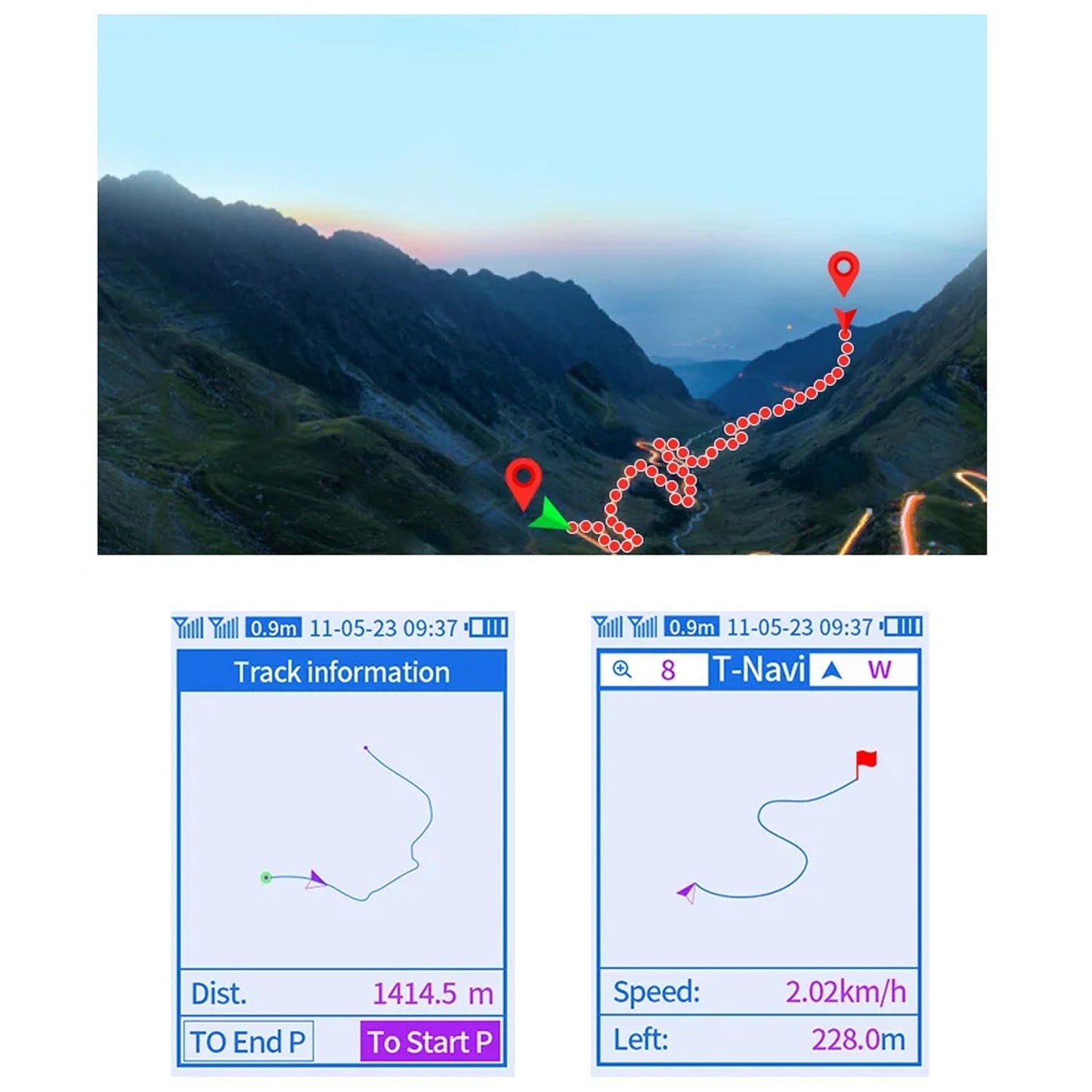 Durable Handheld GPS Device for Outdoor Navigation and Hunting