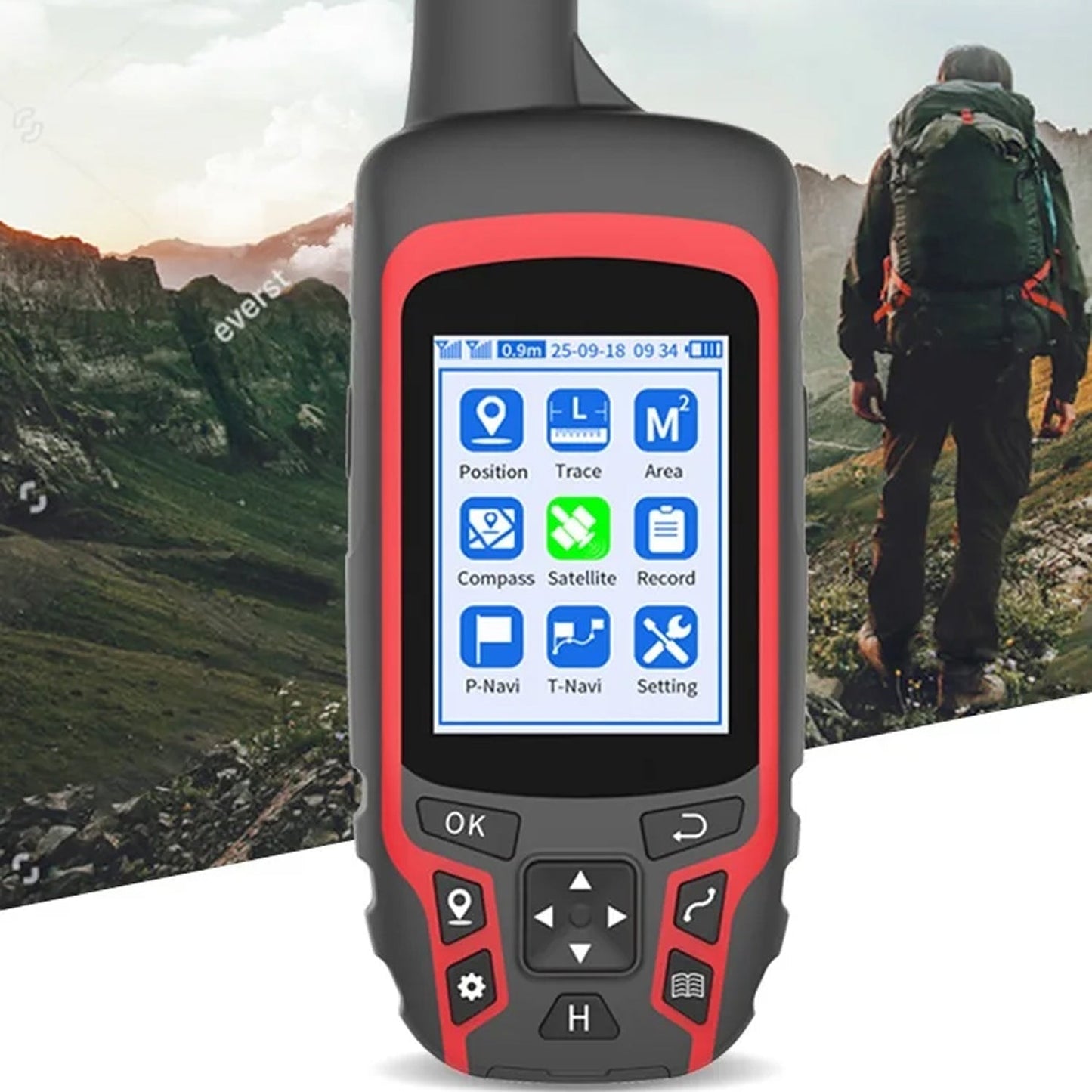 Durable Handheld GPS Device for Outdoor Navigation and Hunting