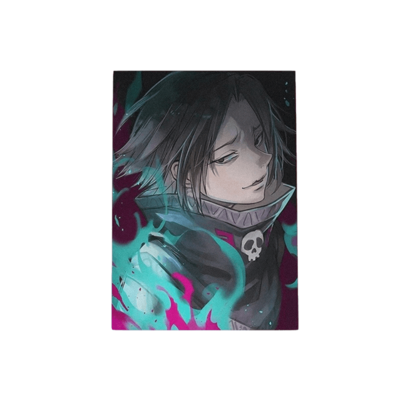 Skull Character Canvas Artwork - Anime-Inspired Wall Décor