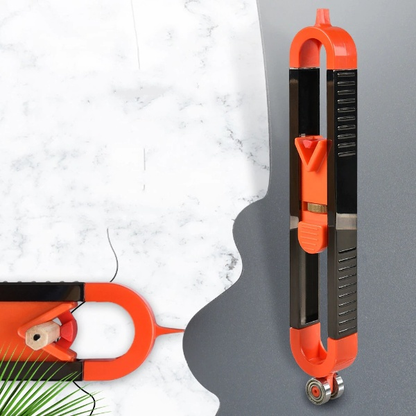 Flexible Scribing Ruler with Adjustable Profile