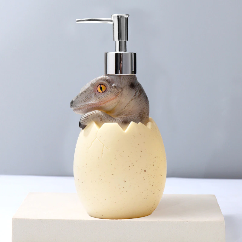 Dinosaur-Themed Soap Dispenser for Kids