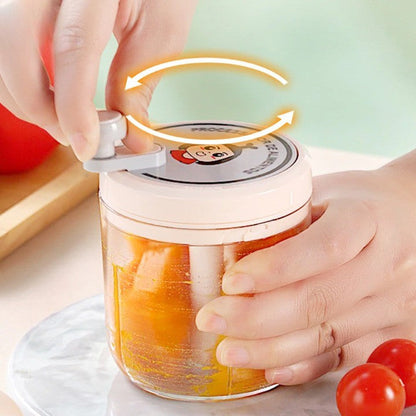 Manual Portable Vegetable and Garlic Chopper for Quick Food Prep