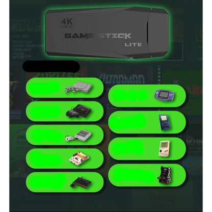Portable Wireless HDMI Game Stick with Dual Controllers – 20,000+ Classics