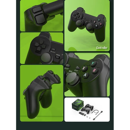 Portable Wireless HDMI Game Stick with Dual Controllers – 20,000+ Classics