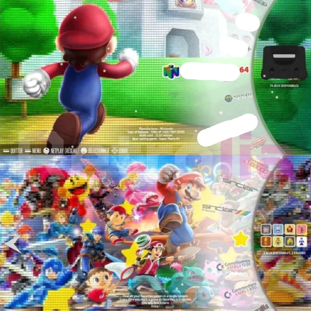 Portable Wireless HDMI Game Stick with Dual Controllers – 20,000+ Classics