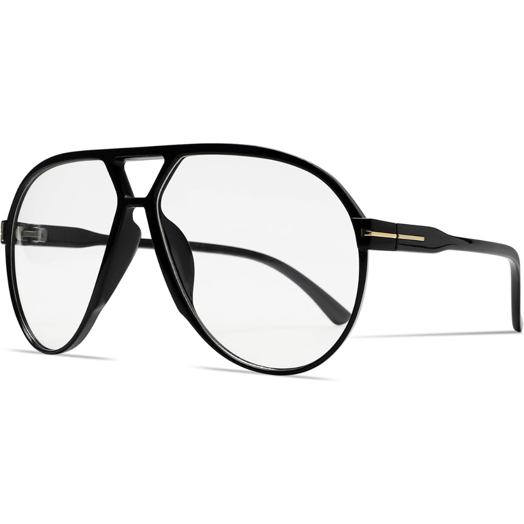 Retro Oversized UV400 Aviator Sunglasses