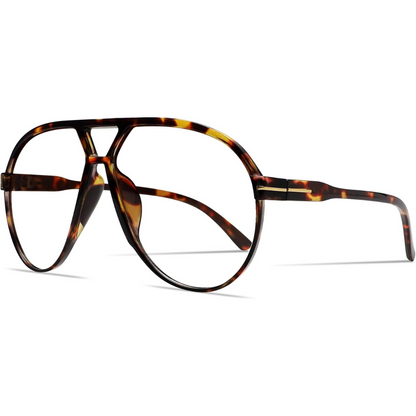 Retro Oversized UV400 Aviator Sunglasses