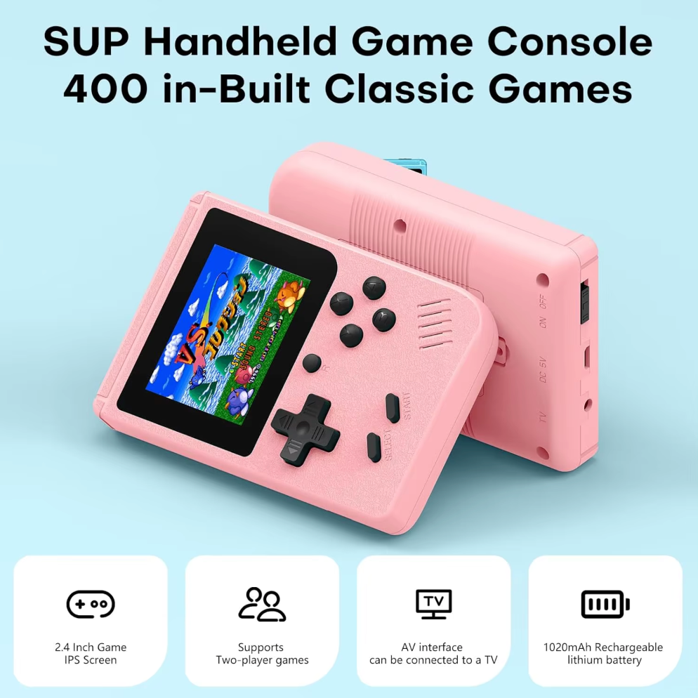 400-in-1 Retro Handheld Game Console