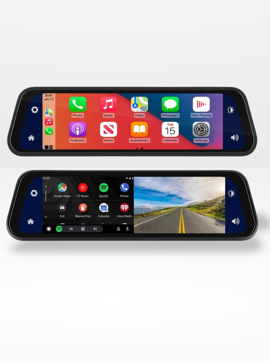 4K Dual Lens Dashboard Camera with CarPlay and Video Recording