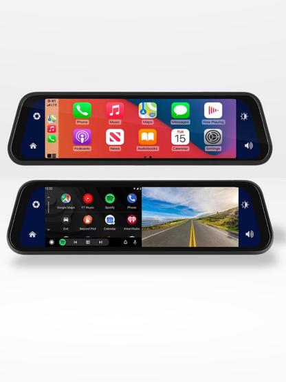 4K Dual Lens Dashboard Camera with CarPlay and Video Recording
