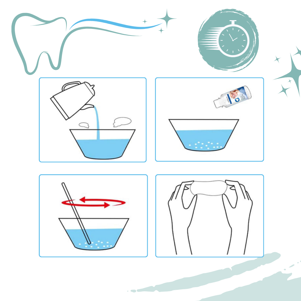 Reusable Dental Tools for False Teeth