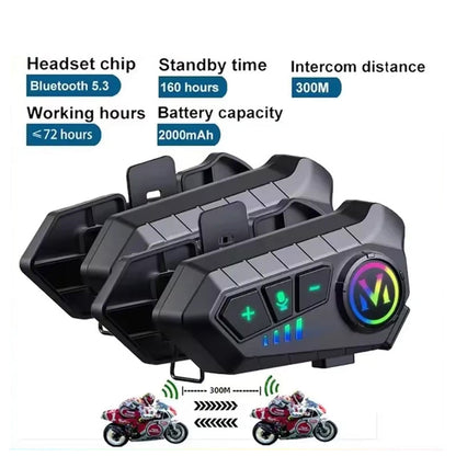 Motorcycle Bluetooth Headset for Communication