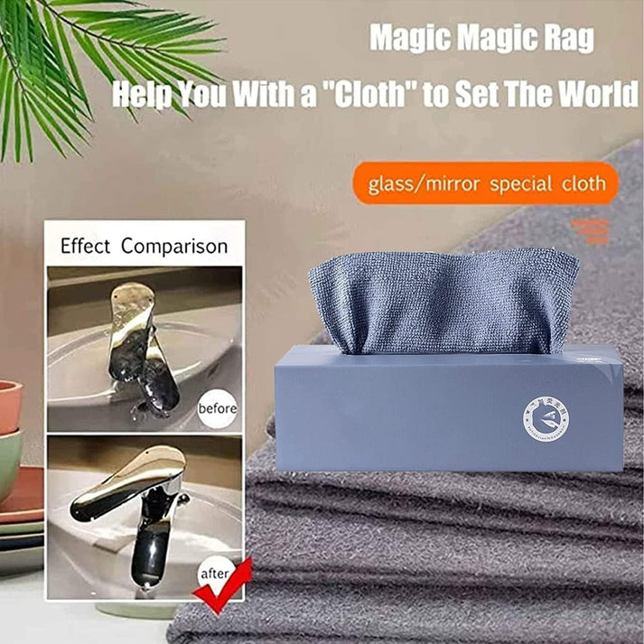 20-Pack Ultra Soft Microfiber Cleaning Cloths in Storage Box