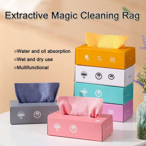 20-Pack Ultra Soft Microfiber Cleaning Cloths in Storage Box