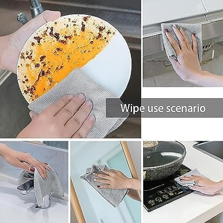 20-Pack Ultra Soft Microfiber Cleaning Cloths in Storage Box