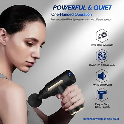 Massage Gun with Adjustable Speed for Muscle Relief
