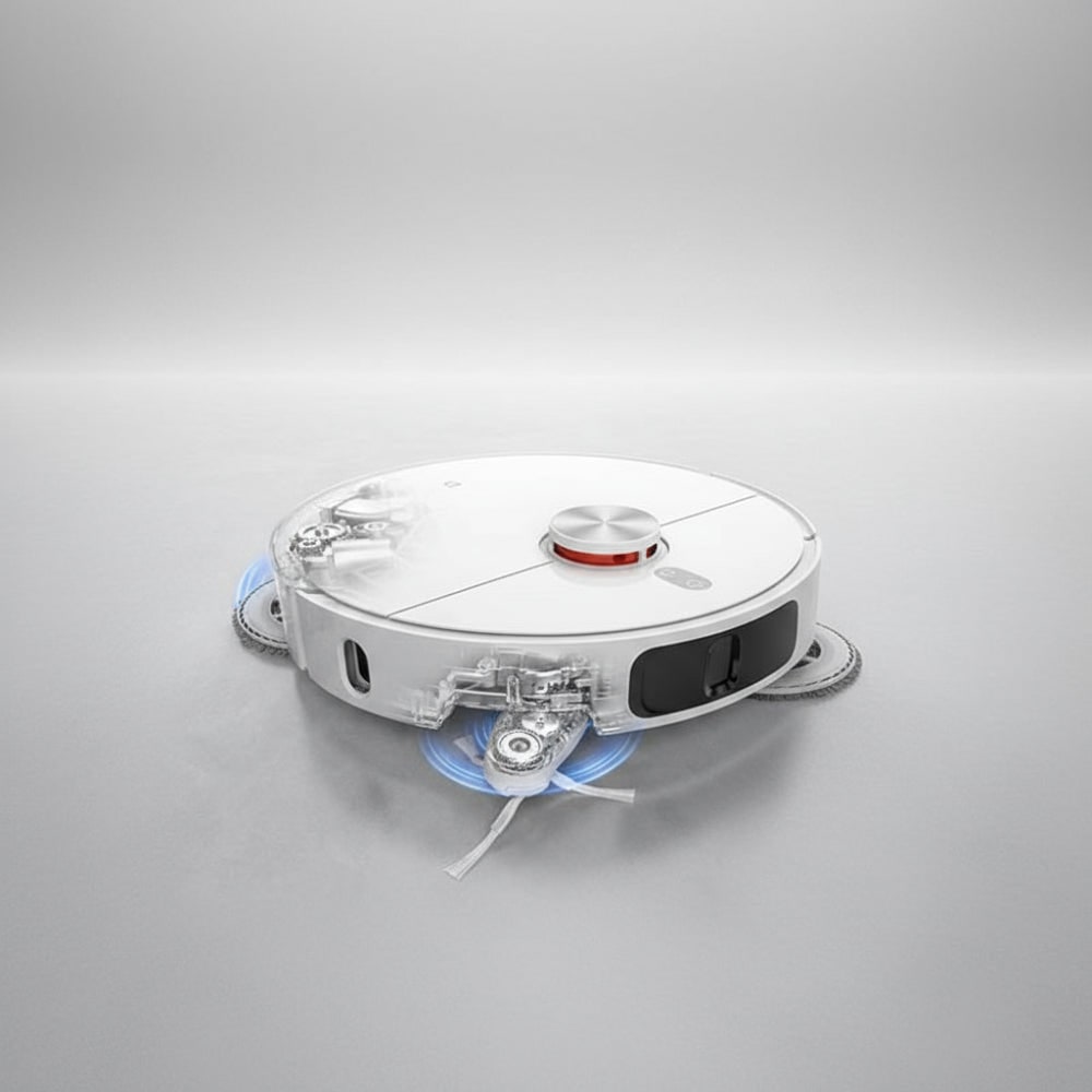 Smart Floor Cleaning Robot with Advanced Navigation and Dual Mopping