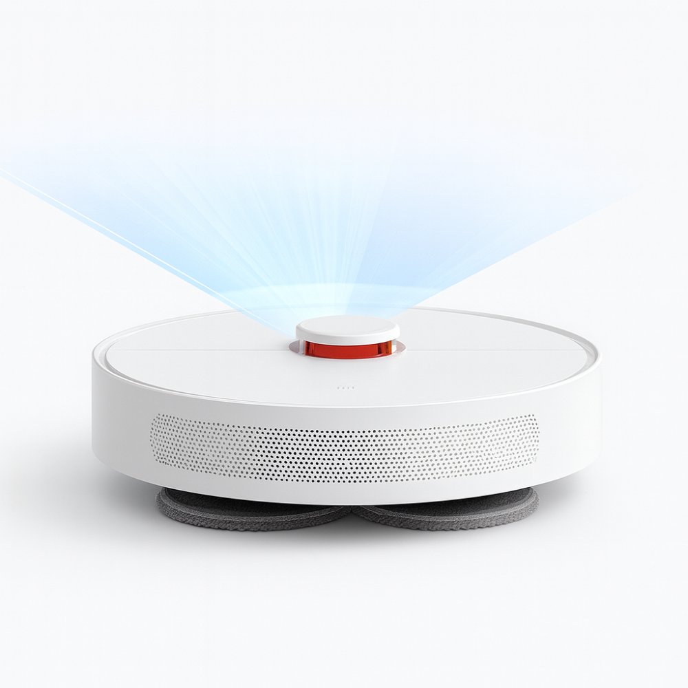 Smart Floor Cleaning Robot with Advanced Navigation and Dual Mopping