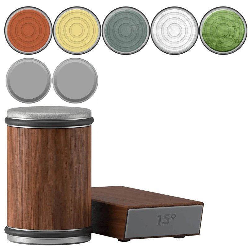 2-in-1 Magnetic Knife Holder and Dual-Angle Rolling Sharpener